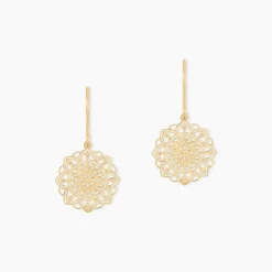 Boucles D'oreilles Pendantes Jovita Or Jaune