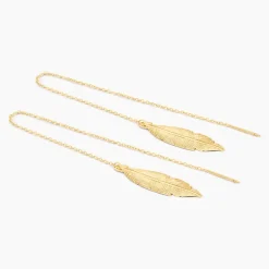 Boucles D'oreilles Pendantes Soline Or Jaune