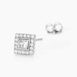 Boucles D'oreilles Pendantes Marie-elsa Argent  Oxyde De Zirconium