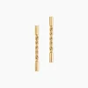 Boucles D'Oreilles Pendantes Gwandoya Or Jaune