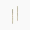 Boucles D'Oreilles Pendantes Ercole Or Jaune Oxyde De Zirconium