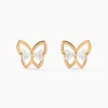 Boucles D'oreilles Pendantes Jelissa Plaqué Or Oxyde De Zirconium