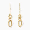Boucles D'oreilles Pendantes Oralee Or Jaune