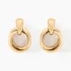 Boucles D'oreilles Pendantes Plaqué Or Jaune Alfonsina