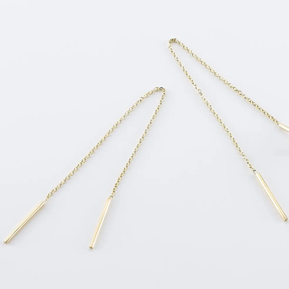 Boucles D'oreilles Pendantes Chloee Or Jaune