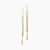 Boucles D'oreilles Pendantes Rain Or Jaune