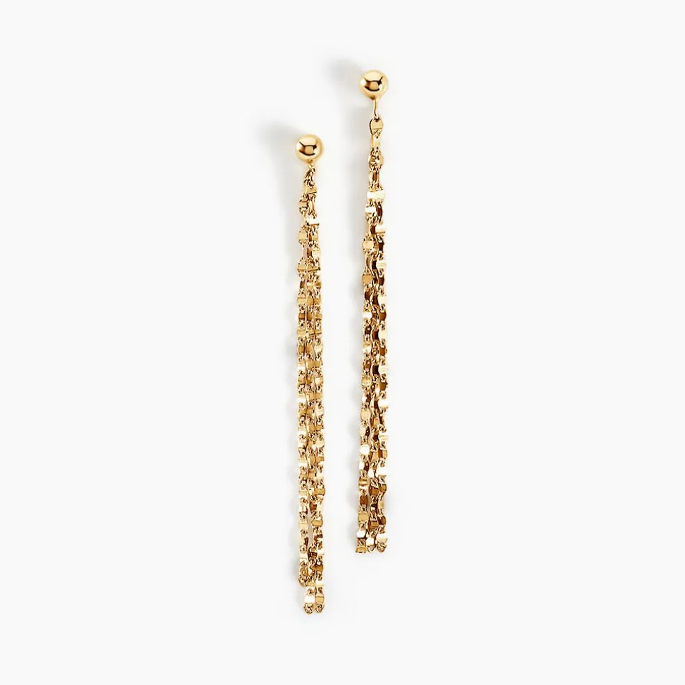 Boucles D'oreilles Pendantes Luminara Or Jaune