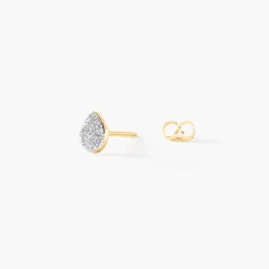 Boucles D'oreilles Puces Anitta Or Jaune
