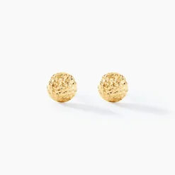 Boucles D'oreilles Puces Bernia Or Jaune