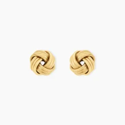 Boucles D'Oreilles Puces Bastiaan Or Jaune