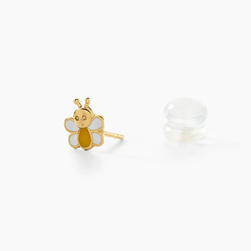 Boucles D'oreilles Puces Buz Or Jaune