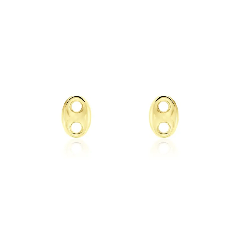 Boucles D'oreilles Puces Cara Or Jaune