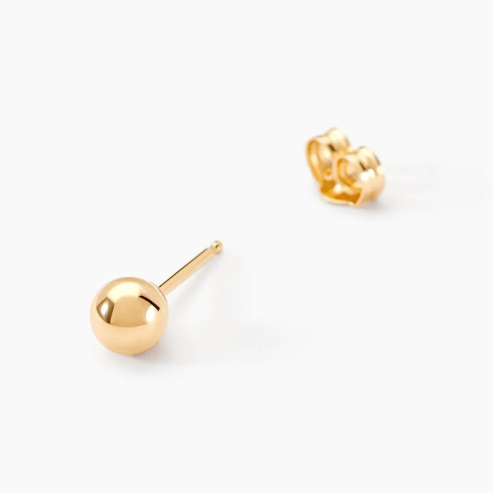 Boucles D'oreilles Puces Fidelia Or Jaune