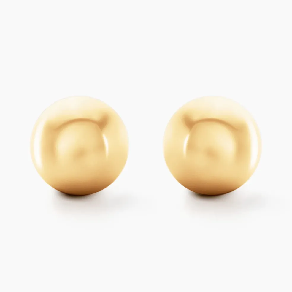 Boucles D'oreilles Puces Fidelia Boule Or Jaune
