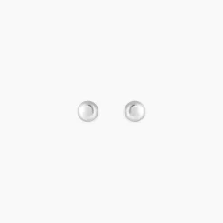 Boucles D'oreilles Puces Or Blanc Fidelia