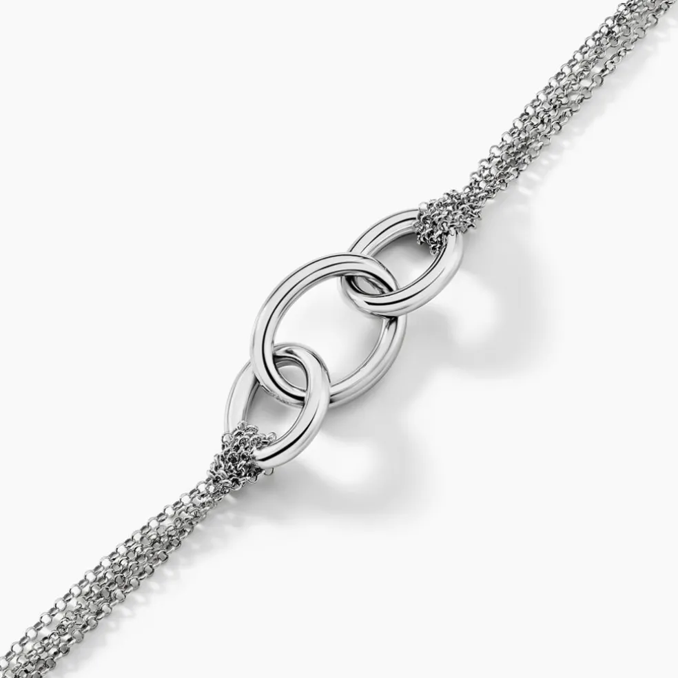 Bracelet Abassia Argent Blanc