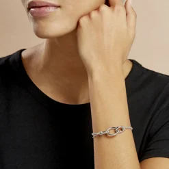 Bracelet Abassia Argent Blanc