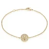 Bracelet Abelha Plaqué Or Jaune Oxyde De Zirconium