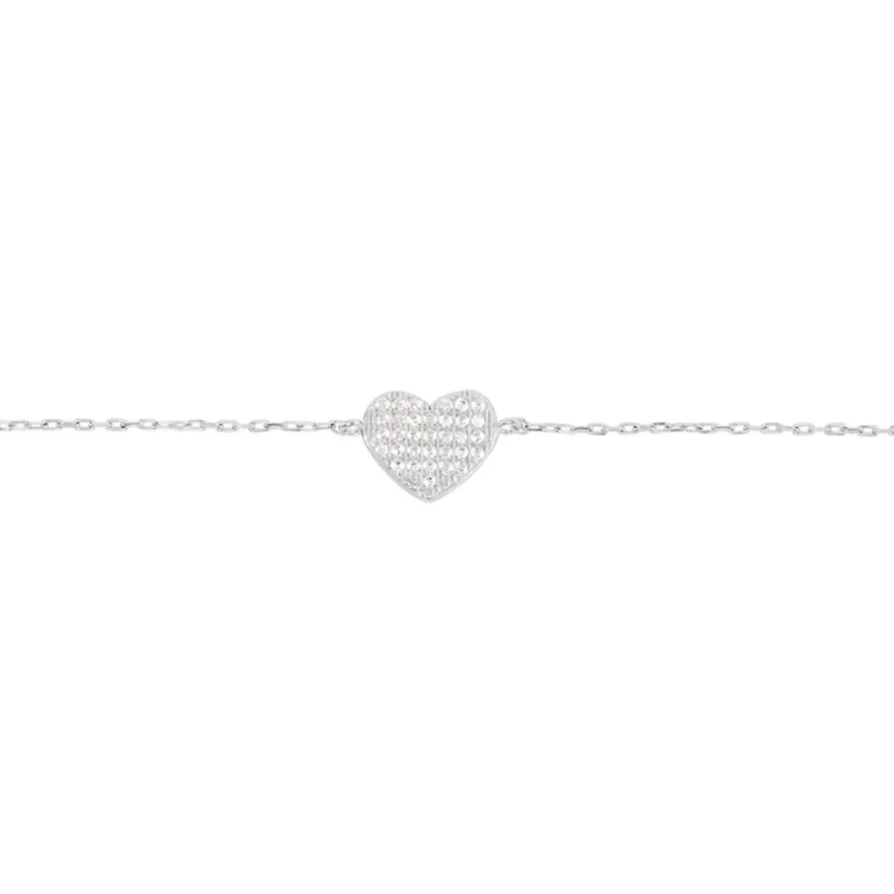 Bracelet Achahildis Argent Oxyde De Zirconium