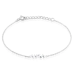 Bracelet Adonia Argent Blanc Oxyde De Zirconium