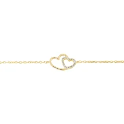 Bracelet Alexandra Plaqué Or Jaune Oxyde De Zirconium