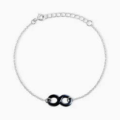 Bracelet Alicia Argent Blanc Céramique