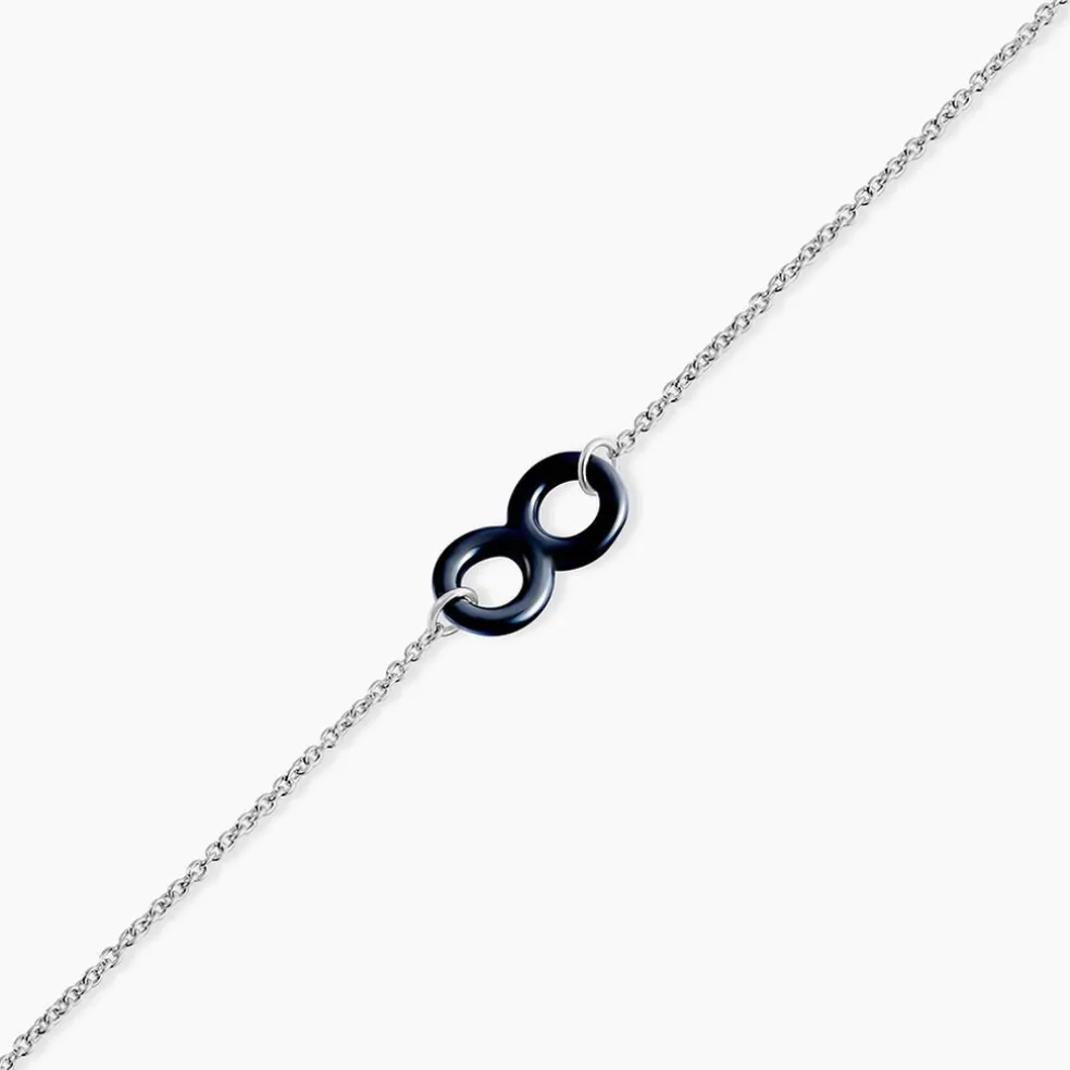 Bracelet Alicia Argent Blanc Céramique