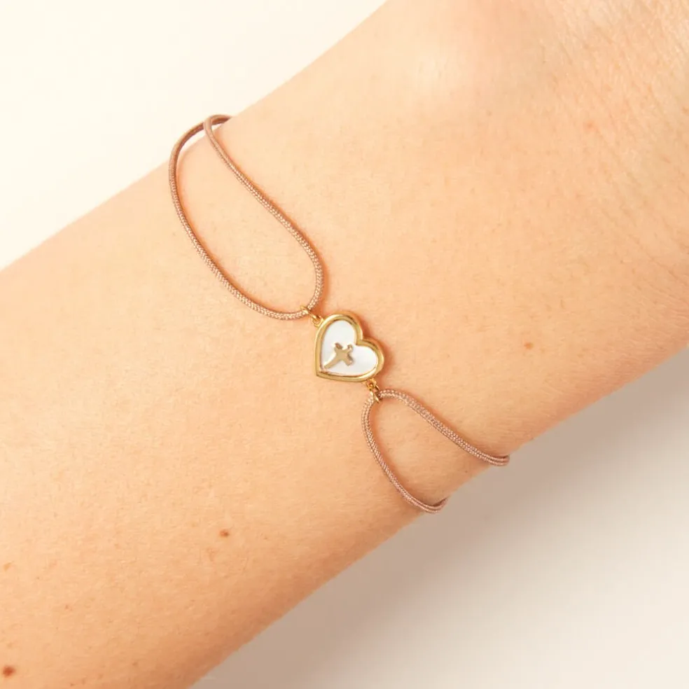 Bracelet Angel Or Jaune Nacre