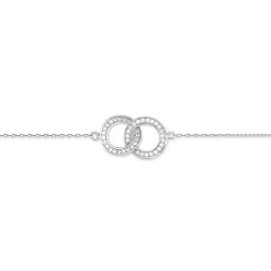 Bracelet Anne Argent Blanc Oxyde De Zirconium
