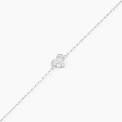 Bracelet Annouk Argent Blanc Oxyde De Zirconium