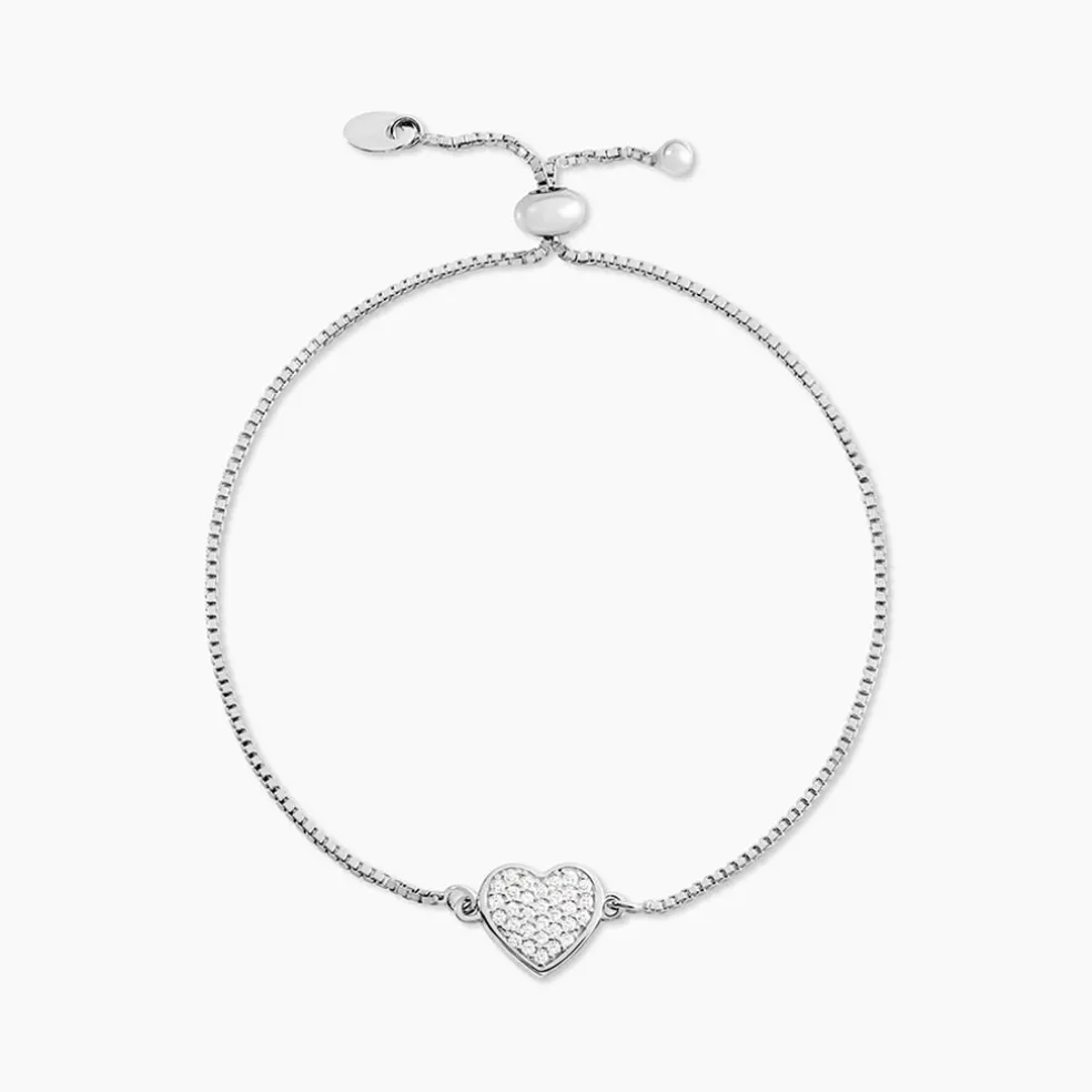 Bracelet Argent Blanc Annice Oxydes De Zirconium