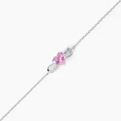 Bracelet Argent Blanc Atieno Oxyde De Zirconium