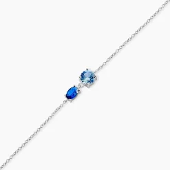 Bracelet Argent Blanc Brenna Oxydes De Zirconium
