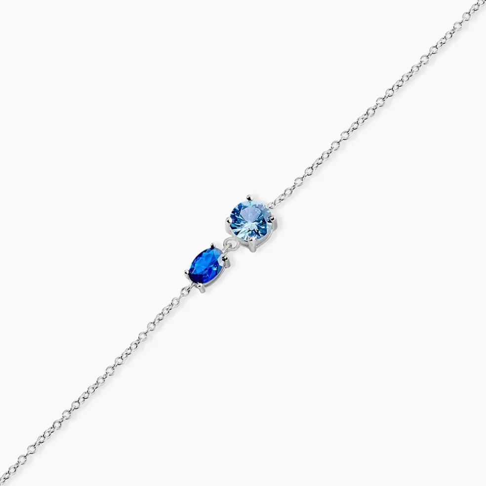 Bracelet Argent Blanc Brenna Oxydes De Zirconium