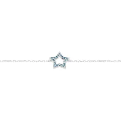 Bracelet Argent Blanc Dmitri Oxydes De Zirconium