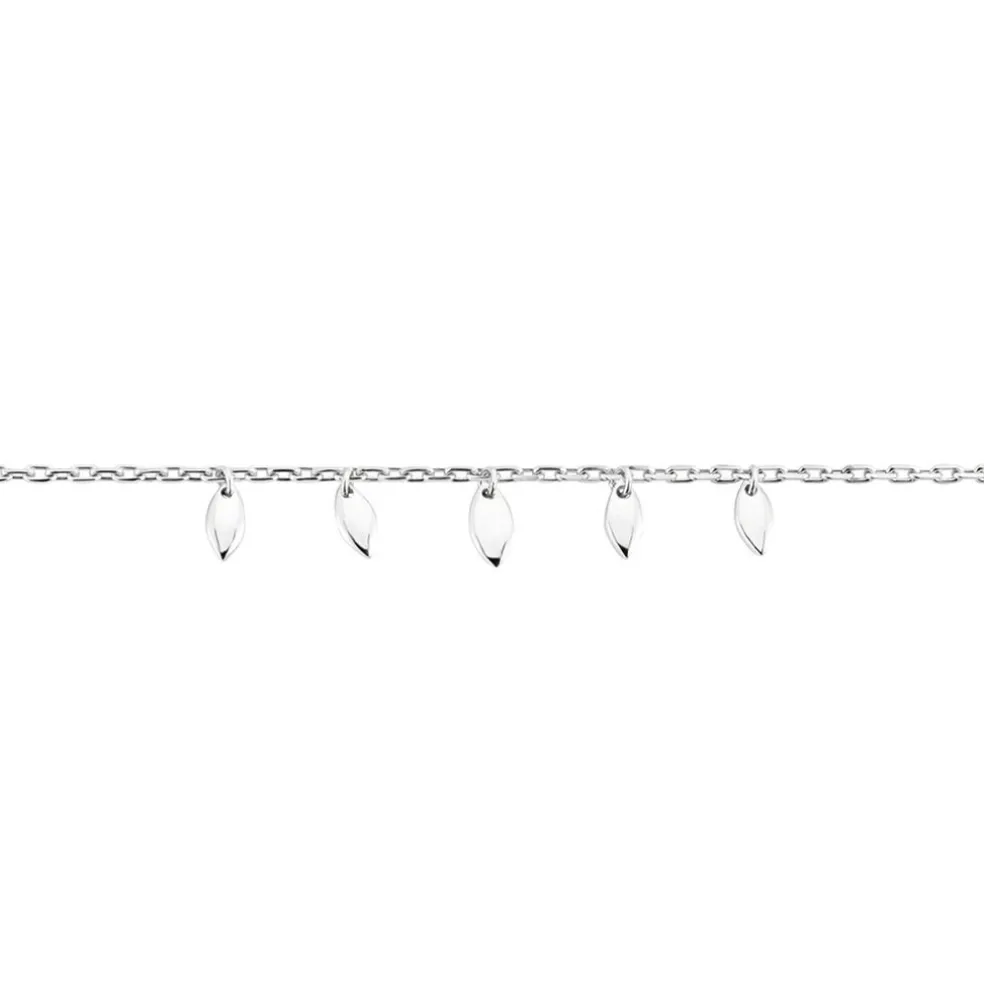 Bracelet Argent Blanc Shelia