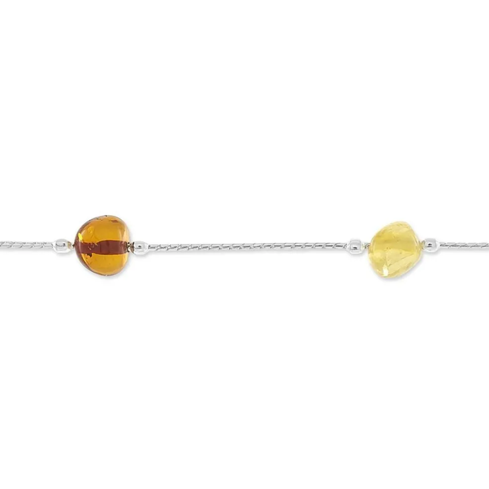 Bracelet Argent Blanc Siaae Ambres