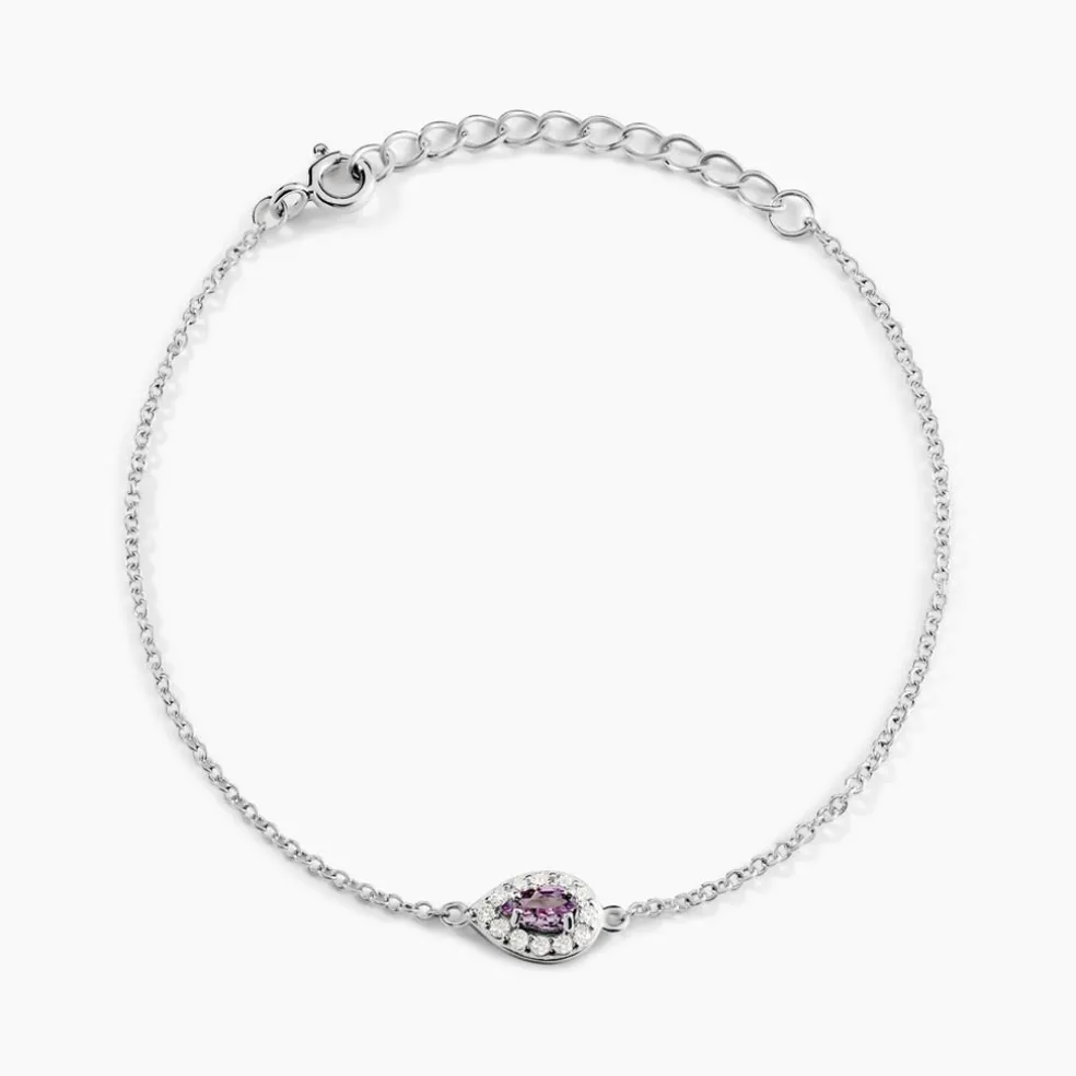 Bracelet Argent Tania Oxydes De Zirconium