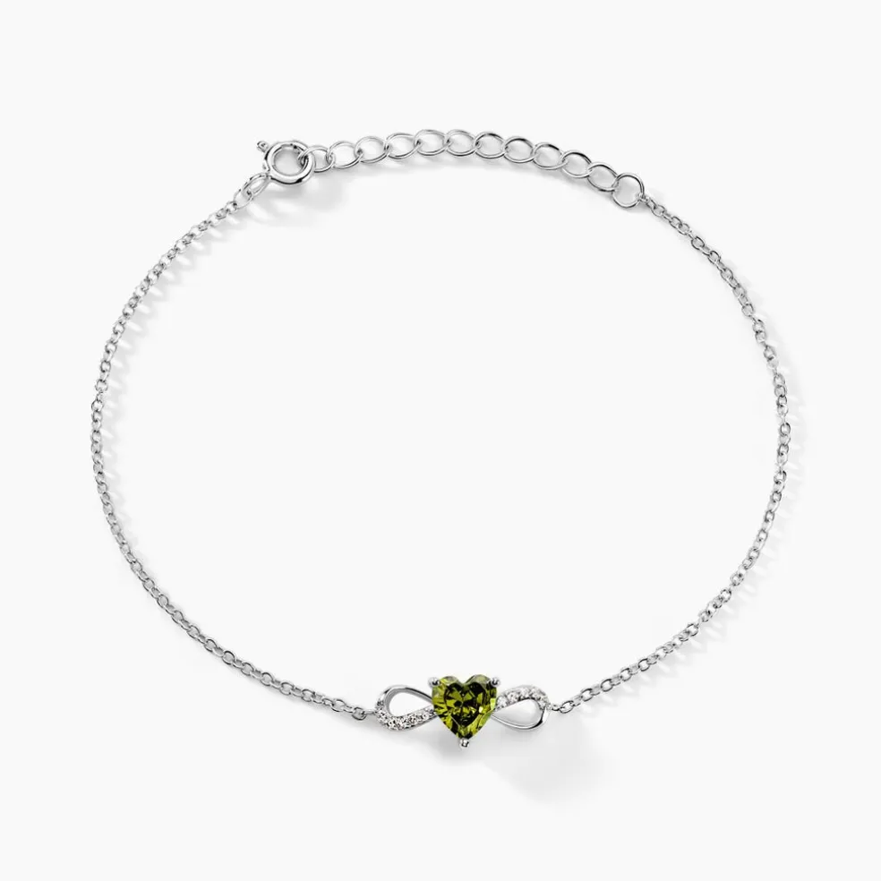 Bracelet Atieno Argent Blanc Oxyde De Zirconium