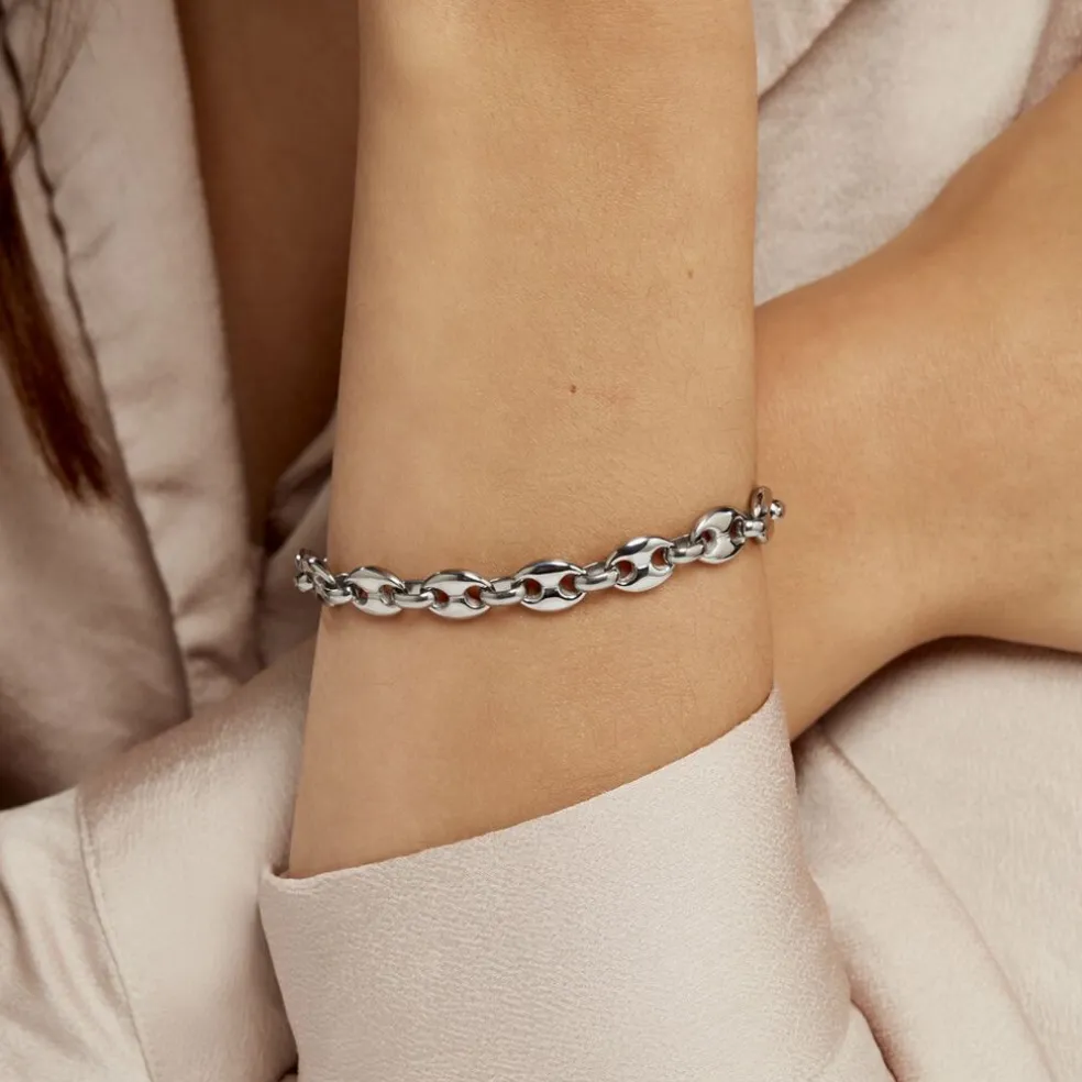 Bracelet Cadia Acier Blanc