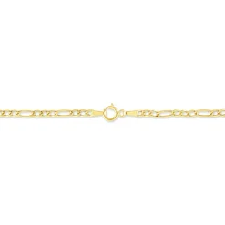Bracelet Cameo Maille Alternee 1/3 Or Jaune