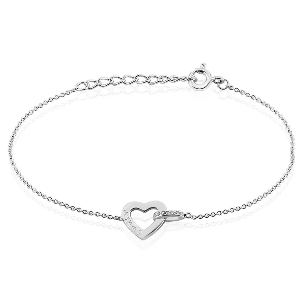 Bracelet Elanda Argent Blanc Oxyde De Zirconium
