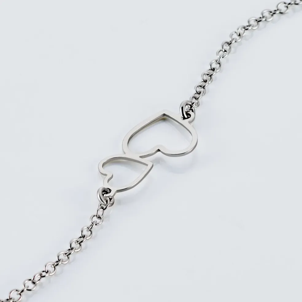 Bracelet Estina Argent Blanc