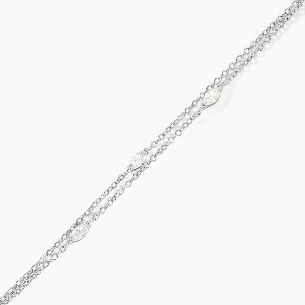 Bracelet Giulette Argent Blanc Oxyde De Zirconium