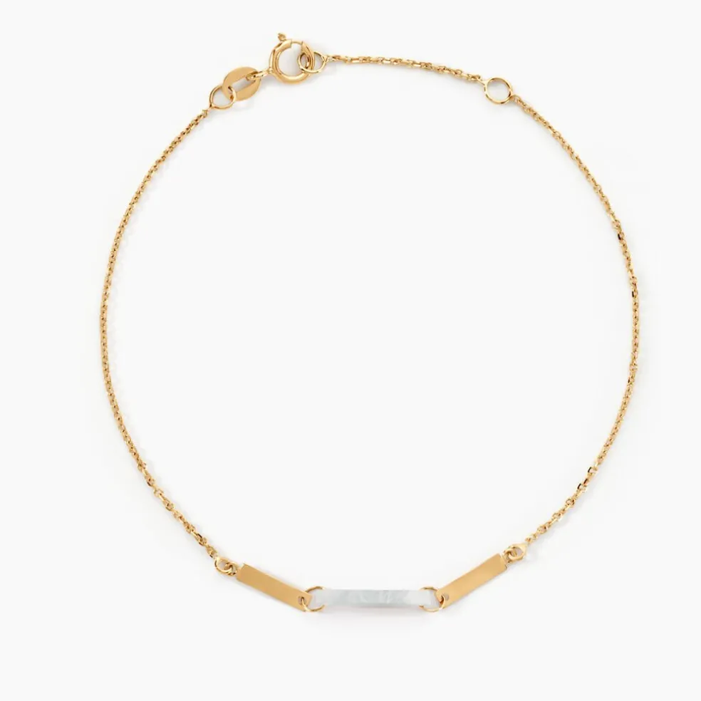 Bracelet Halcyone Or Jaune Nacre