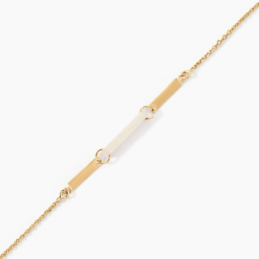 Bracelet Halcyone Or Jaune Nacre