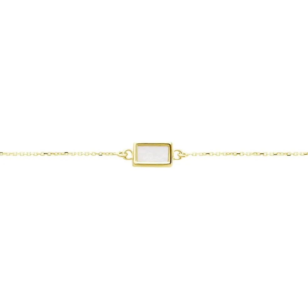 Bracelet Hallie Or Jaune Nacre
