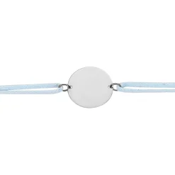Bracelet Helenia Pastille Gravable Or Blanc
