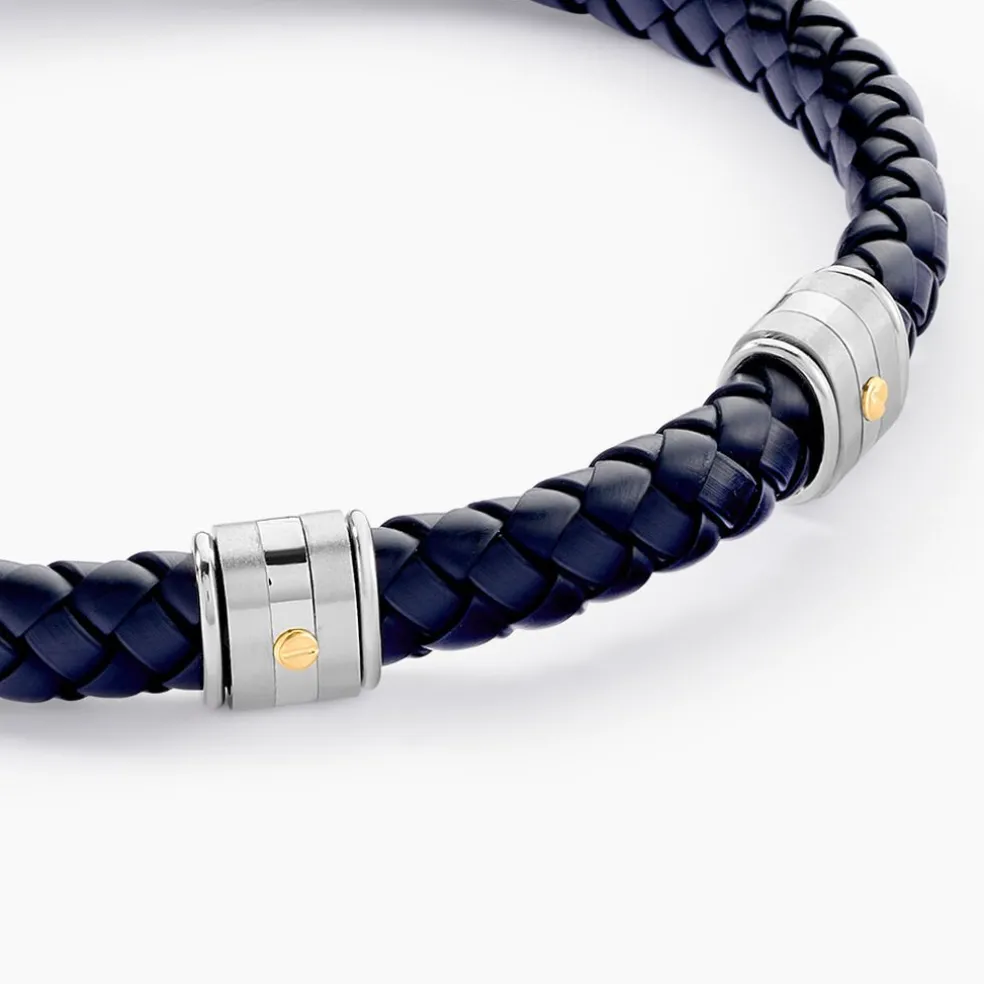 Bracelet Hyba Or Acier Bicolore