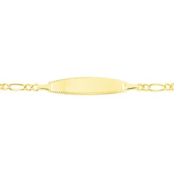 Bracelet Identité Bartolomee Or Jaune